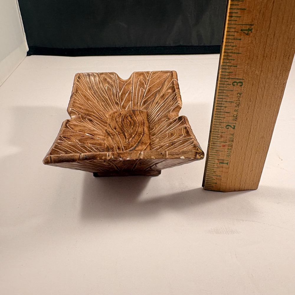 Vintage Studio Pottery Brutalist Ceramic Sculptural Dish Tray Signed Field - Picture 10 of 10